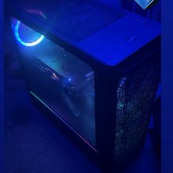 Black And Blue Gaming pc