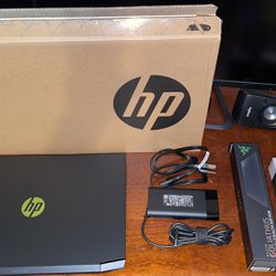 (New) Open Box & Upgraded HP Pavilion Gaming Laptop Bundle