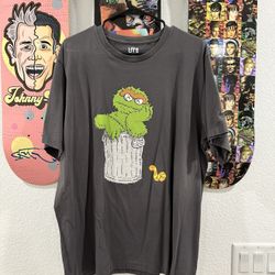 Sesame Street Oscar The Grouch Kaws Tee