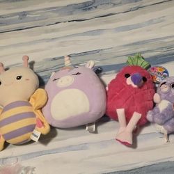 5 Plushes Like New 