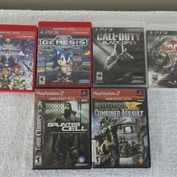 Assorted PlayStation Games Lot PS2 PS3
