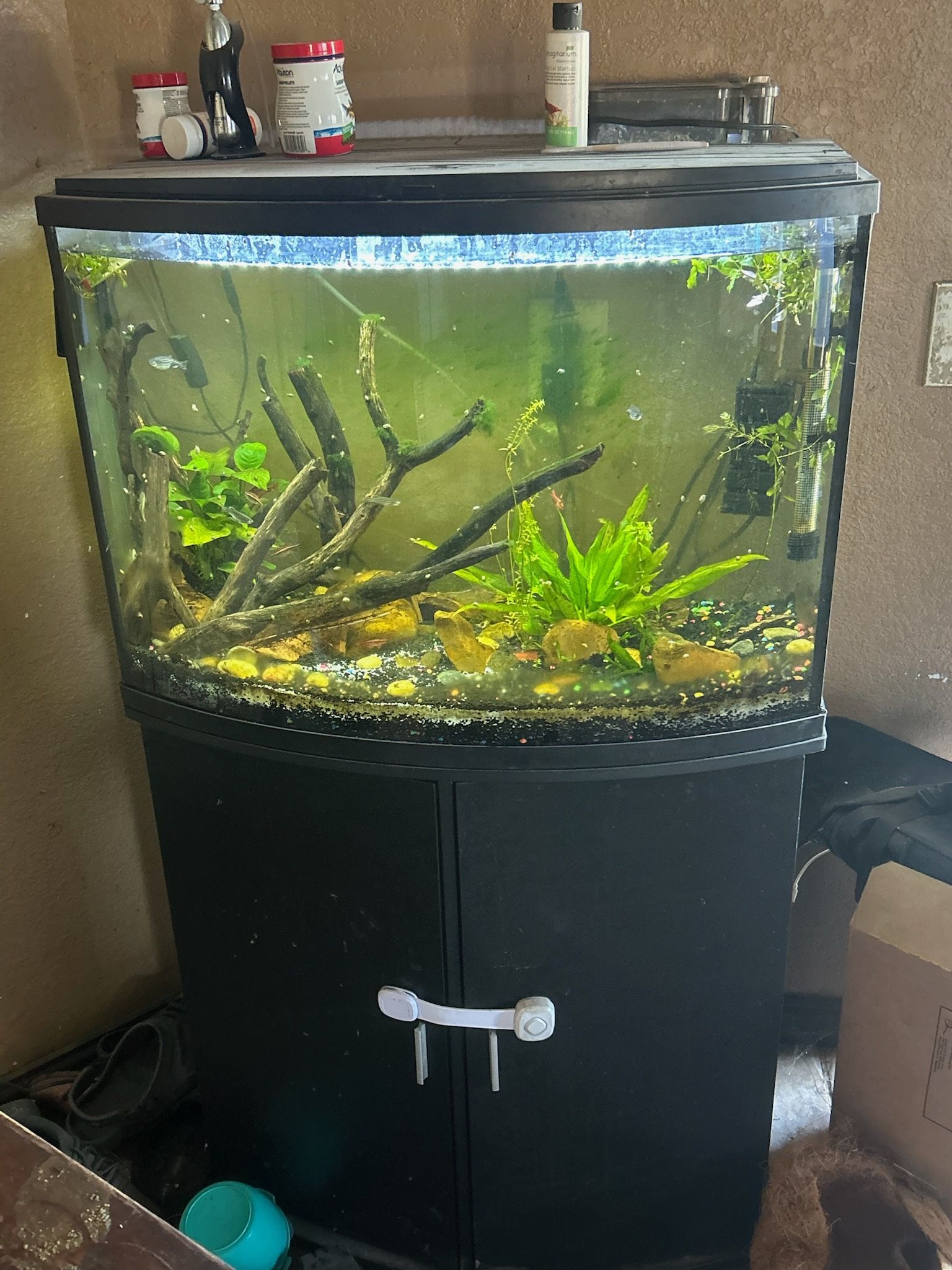 36 Gallon Aquarium With Stand 
