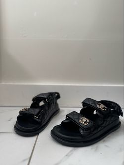 Chanel Black Sandals - Brand New