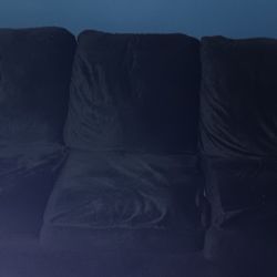 Green Sofa & Matching Loveseat