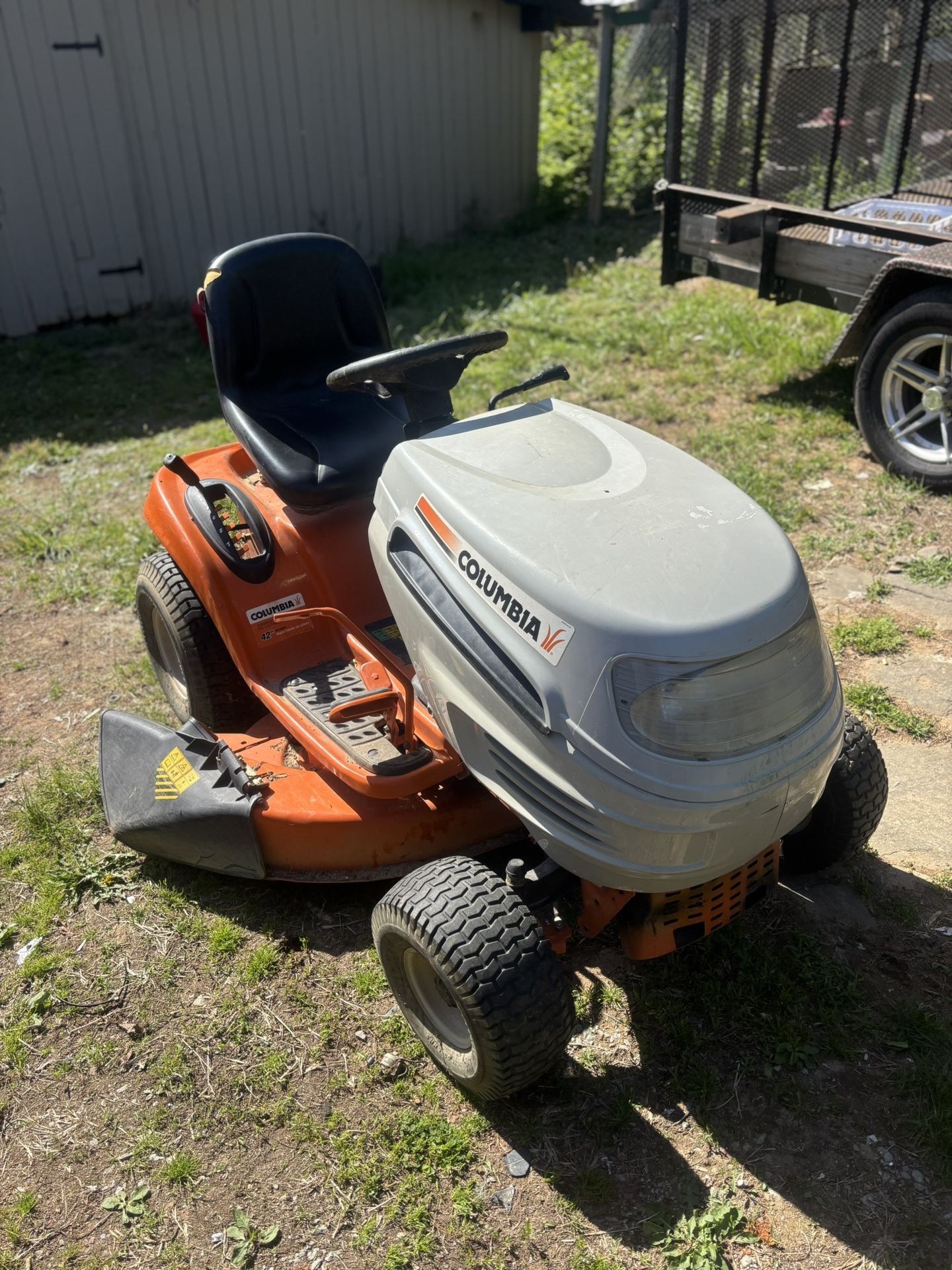 Columbia riding mower