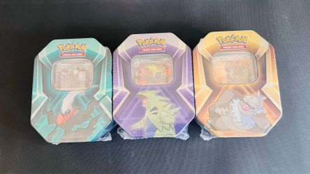 Pokemon Tripe Whammy tins (Complete Set)
