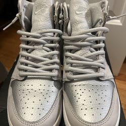 Nike Mid-Top Sneakers Silver Light Gray / Jordan 1 Retro OG COJP Tokyo