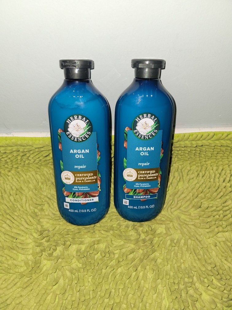 Shampoo And Conditioner 13.5oz Herbal Essences Argan Oil
