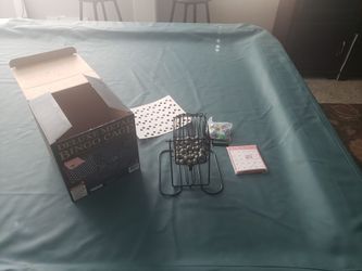 Deluxe Metal Bingo Cage Set