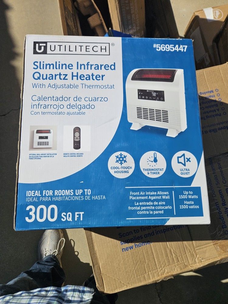 Slimline Infrared Quartz Heater