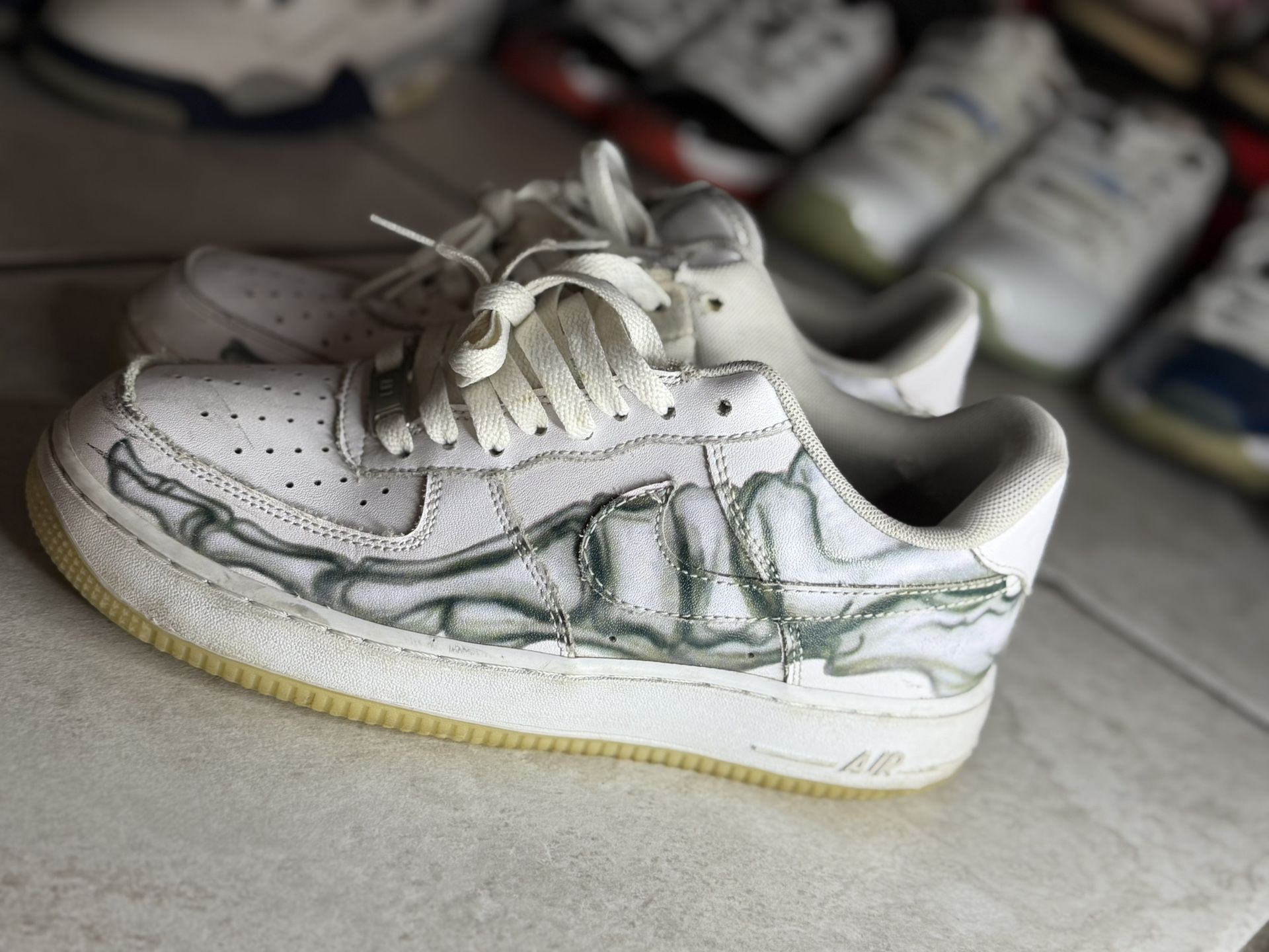 AF1 Skeleton Halloween (white)