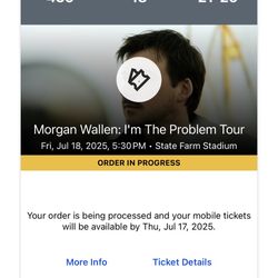 Morgan Wallen tickets (2tickets) 
