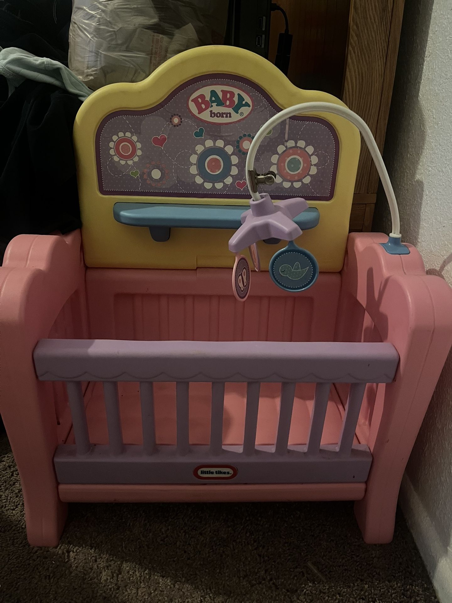 Big Dolls Crib/Changer And 3 Seat Doll Stroller $50