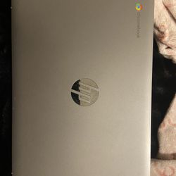 Grey HP Chromebook 
