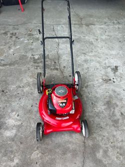 Craftsman 21" push lawn mower powered by a 6.5 horsepower Briggs & Stratton engine.