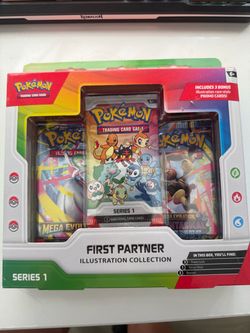 Pokemon First Partner Illustration Series 1