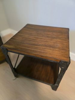 2 rustic coffee tables