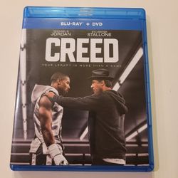 $5 BLU RAY , CREED. BLU RAY  / DVD COMBO  ONLY NO DIGITAL  $5 OR TRADE FOR A MOVIE TITLE I DO NOT ALREADY OWN.
 