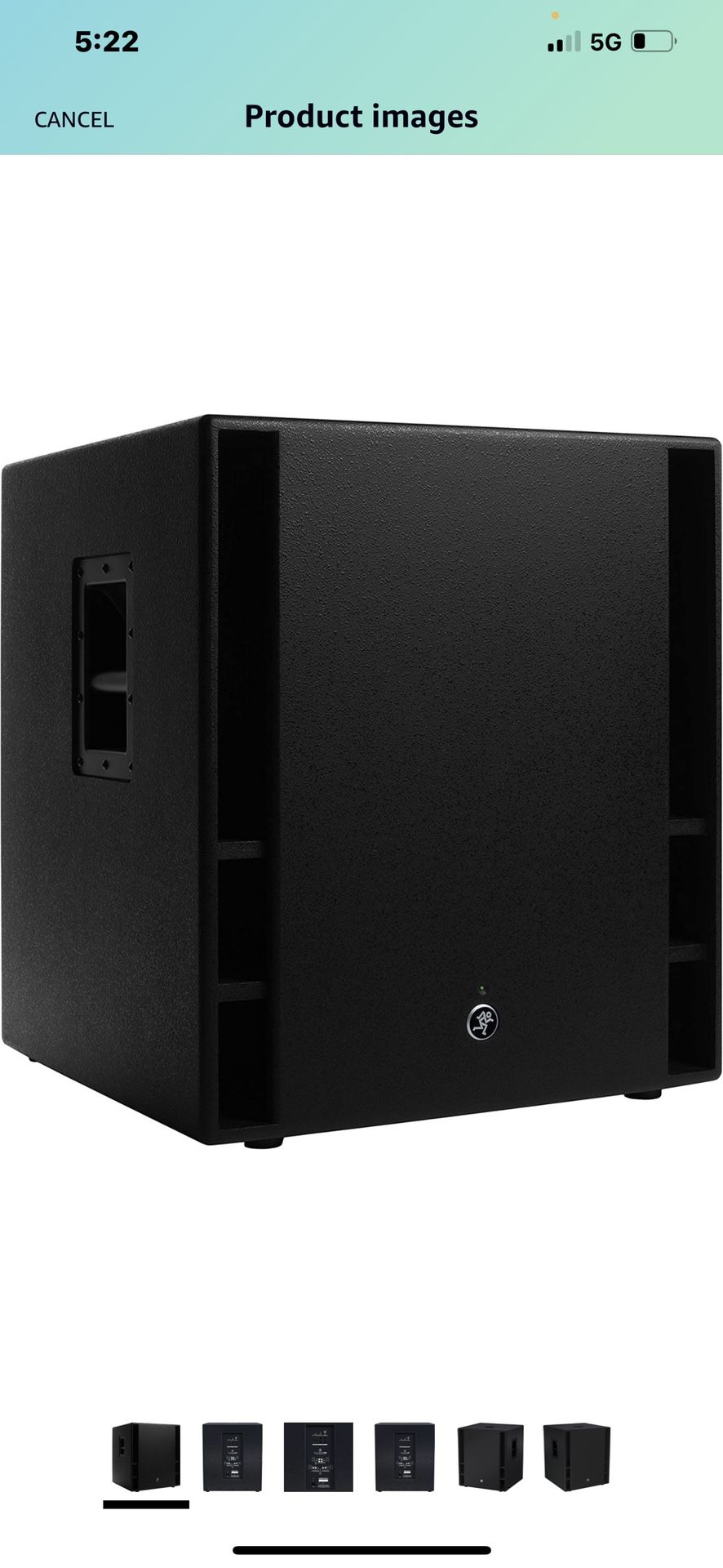 Mackie Thump 1200 Watt 18 Powered Subwot
