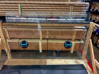 5ft x 7ft Tempered Glass Panel/ $600 OBO