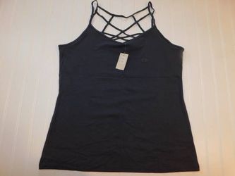 NWT Maurices Gray Strappy Tank Top Women's size L - New!