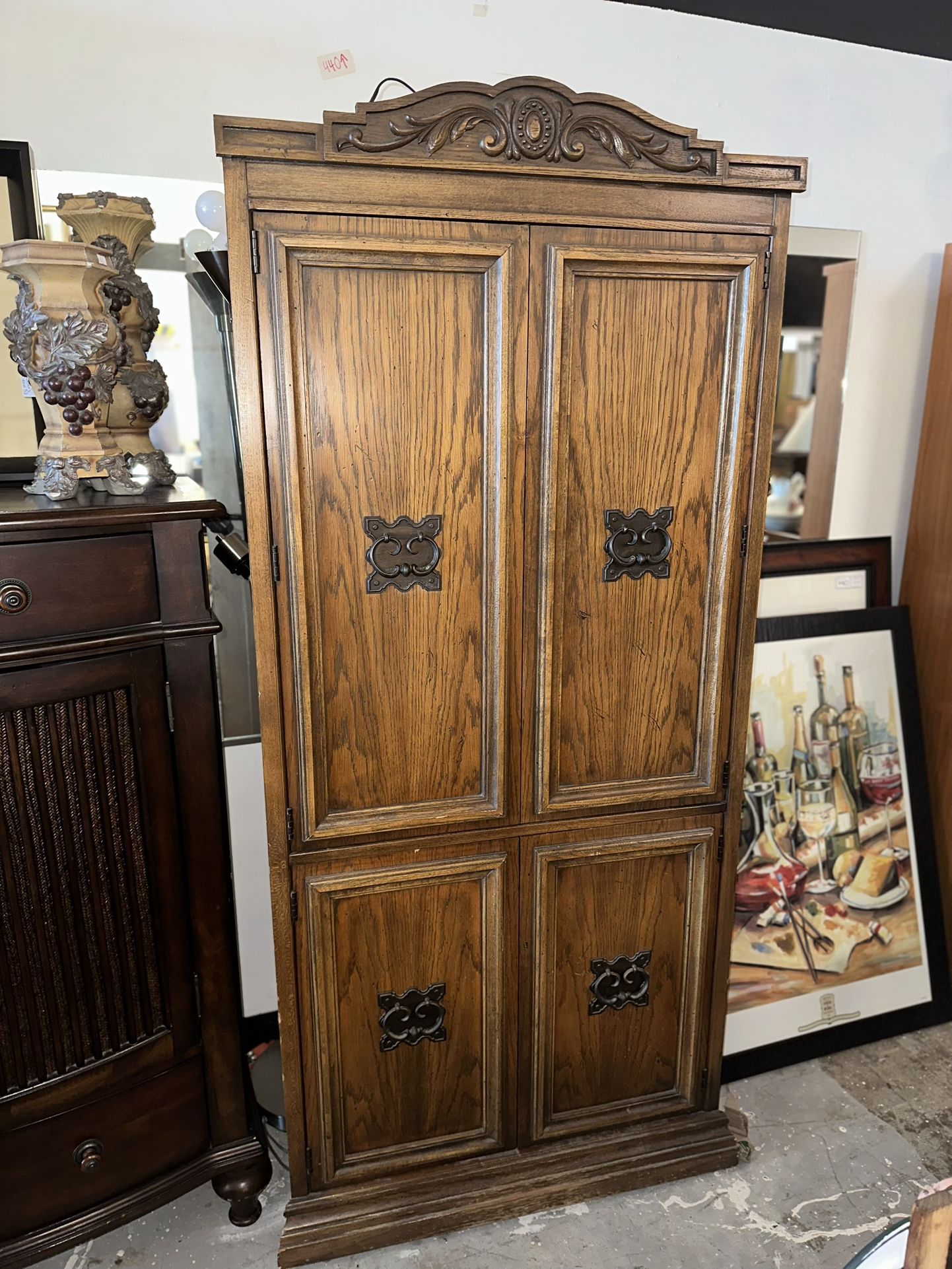 Country Corner Cabinet