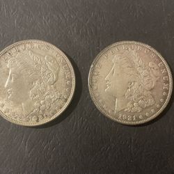 Morgan Silver Dollars (Below Melt)