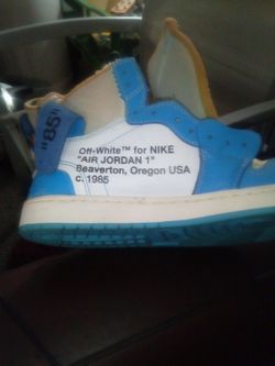 Off white Air Jordan1" 1985 Size 12