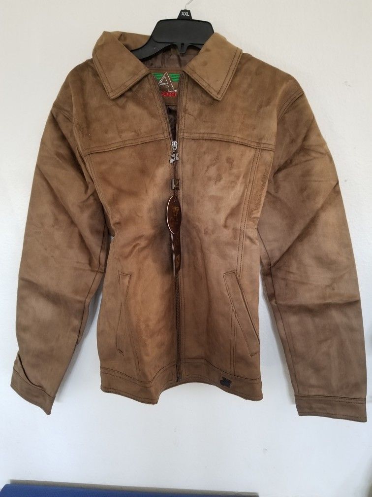 A collezioni italian suede jacket sale