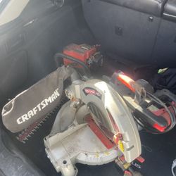 Craftsman 10-inch compound miter saw with Laser Trac
