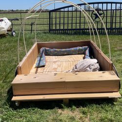 Queen Size Wagon Wheel Bed