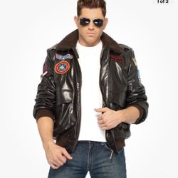 Brand New Top Gun Men's Bomber Jacket Set Leg Avenue TG83703