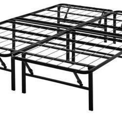 Queen Size Platform Bed Frame- Mattress Optional 