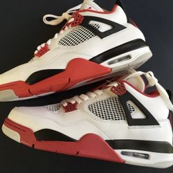 Fire red Jordan 4 