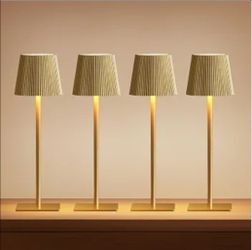 4 Pack Cordless Table Lamp