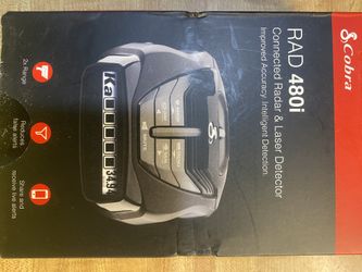 COBRA RAD 480i NEW WITH CONNECTED RADAR & LASER DETECTOR