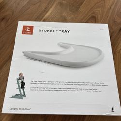 Stokke Tripp Chair Tray White 