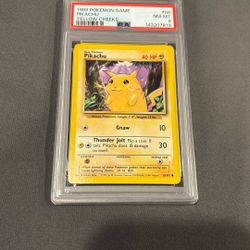 1999 Yellow Cheeks Pikachu NM-MT 8
