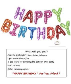 Happy Birthday Balloons ! $5