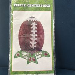 Football Tissue Centerpieces 