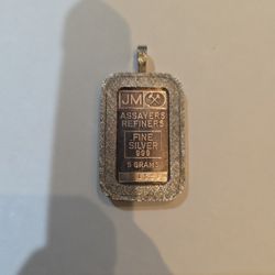 JOHNSON MATHEY 5 Gram Silver Pendant
