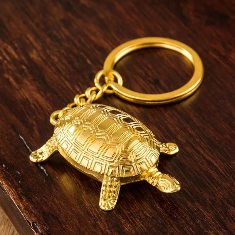 Lucky charm Turtle keychain