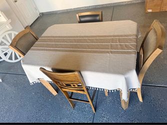 Table and chairs