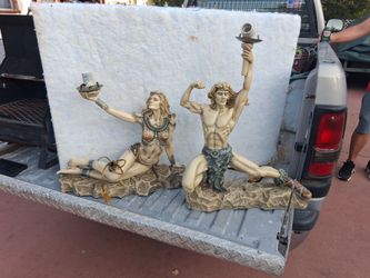 Vintage Unique male & female table lights