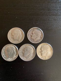 5 silver dimes