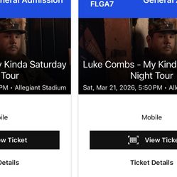 Luke Combs Tickets