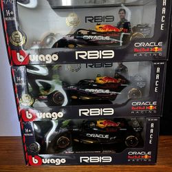 Burago rb19 racing cars brand new