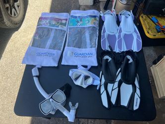Guardian Marine Grade Snorkel Gear! All Adult Small/Medium.