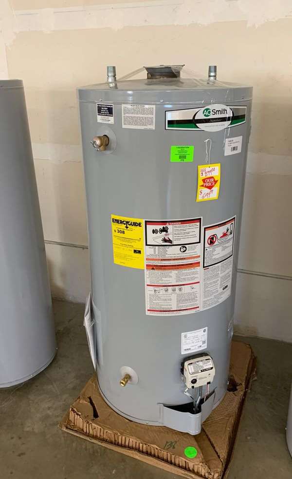 NEW AO SMITH WATER HEATER WITH WARRANTY 74 gallons C55CA