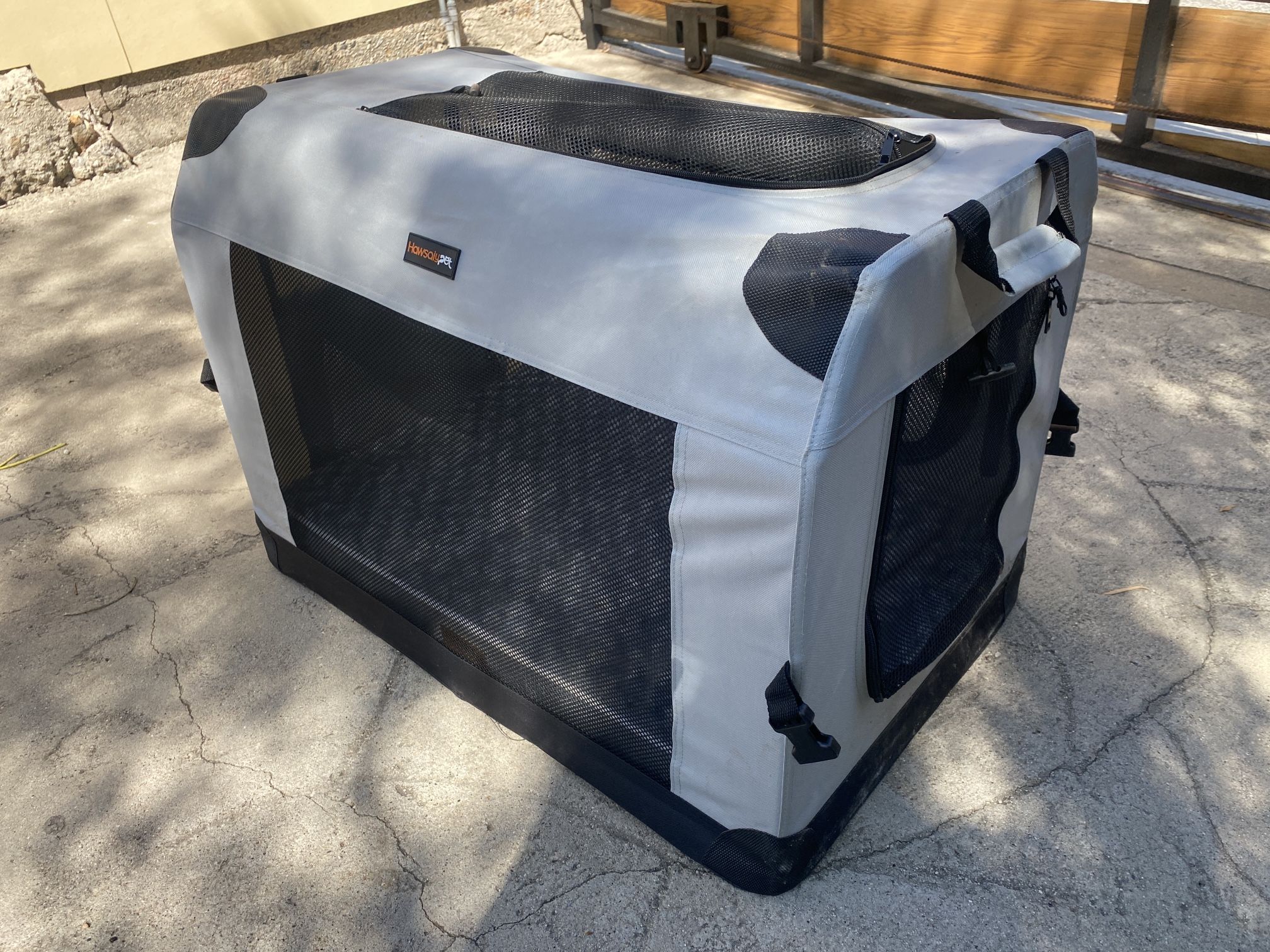 Collapsable Dog kennel With Tempurpedic bed
